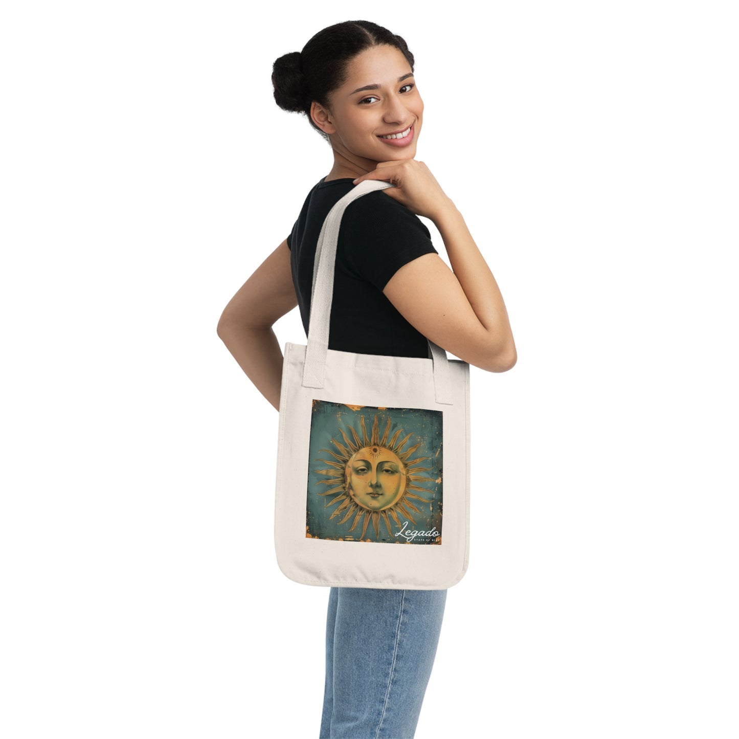 Canvas Tote Bag - Sunny Day Environmental Friendly Beach Bag